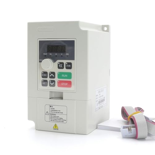 CNCTOPBAOS 2.2KW VFD Inverter 220V 11A 3HP Variable Frequency Drive 2200W Spindle Motor Control VSD Converter 0-1000Hz with Extension Cable for CNC Router Milling Engraving Machine (2.2KW) - Image 1