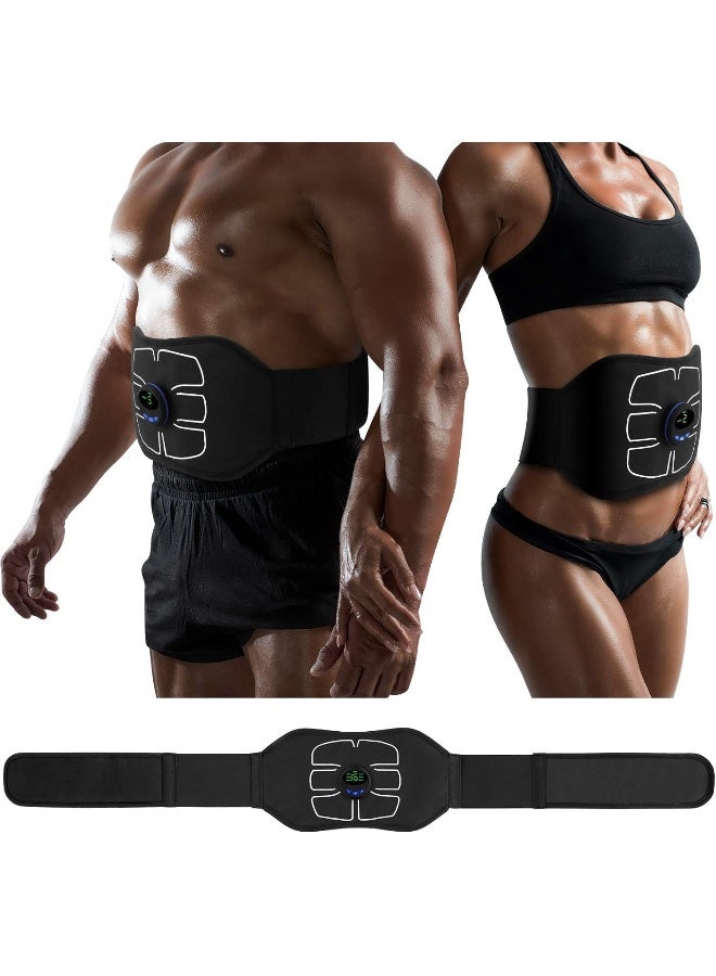Generic SAFENHAND ABS Stimulator, Ab Machine, Abdominal Toning Belt Workout Portable Ab Stimulator Home Office Fitness Workout Equipment for Abdomen  - Image 1