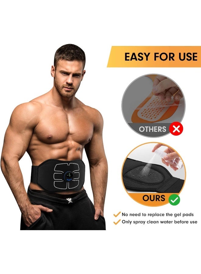Generic SAFENHAND ABS Stimulator, Ab Machine, Abdominal Toning Belt Workout Portable Ab Stimulator Home Office Fitness Workout Equipment for Abdomen  - Image 4