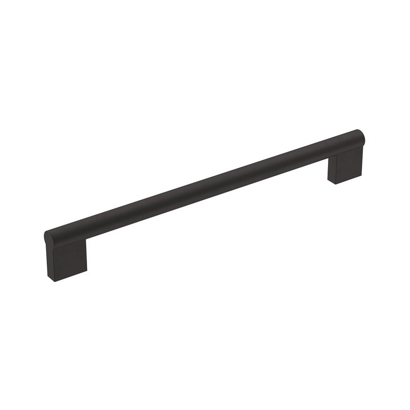 Amerock | Cabinet Pull | Matte Black | 8-13/16 Inch (224 Mm) Center-To-Center | Versa | 1 Pack | Drawer Pull | Cabinet Handle | Cabinet Hardware - Image 1
