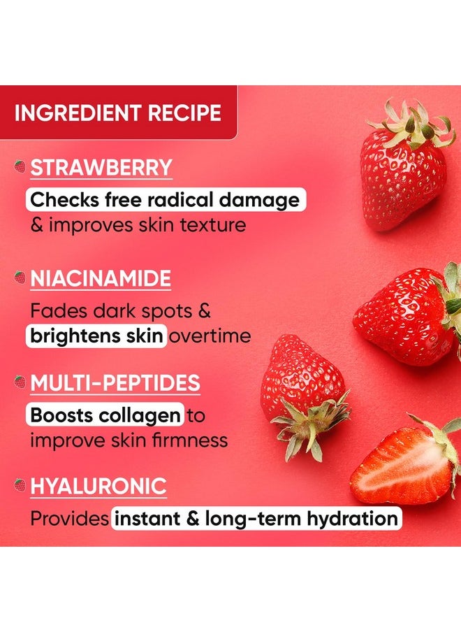 Dot & Key - Strawberry Dew Do-It-All Moisturizer | Intense Moisturization | Lightweight & Non Sticky | Boosts Radiance | Daily Makeup Remover | Corrects Dark Spots | 80G - Image 1