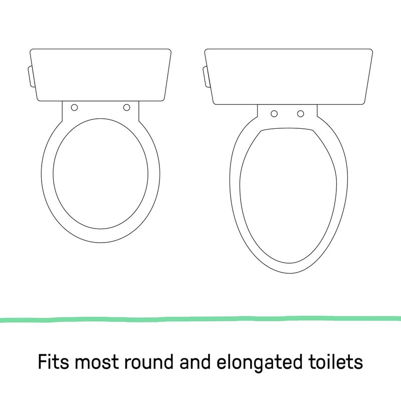 ingenuity مقعد تدريب الأطفال على المرحاض ITY من إنجينيتي - مقعد قابل للطي باللون الأبيض سهل التركيب وإزالة مقعد تدريب الأطفال الذي يتصل بمقعد المرحاض البالغين - Image 4