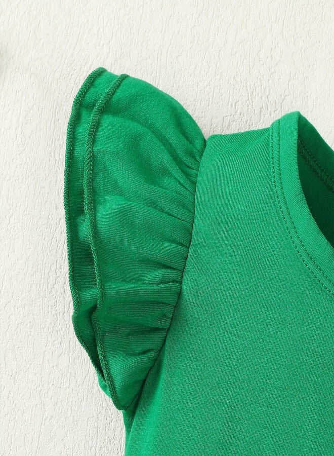 بمعنى سحر بمعنى حديقة تيشيرت ماجيك بارك للأطفال الصغار من عمر 1-14 سنة، بلوزة بلون موحد، تيشيرت بأكمام قصيرة وطويلة، تيشيرت كاجوال (0033F_أخضر، 4-5 سنوات) - Image 5