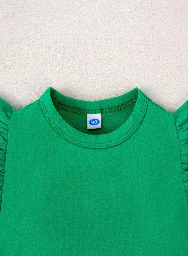 بمعنى سحر بمعنى حديقة تيشيرت ماجيك بارك للأطفال الصغار من عمر 1-14 سنة، بلوزة بلون موحد، تيشيرت بأكمام قصيرة وطويلة، تيشيرت كاجوال (0033F_أخضر، 4-5 سنوات) - Image 4