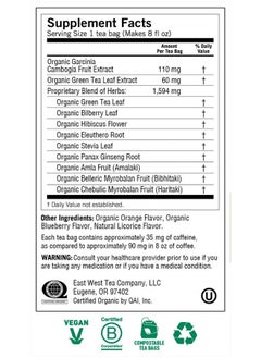 YOGI Green Tea, Blueberry Slim Life, 16 Tea Bags  - Image 4