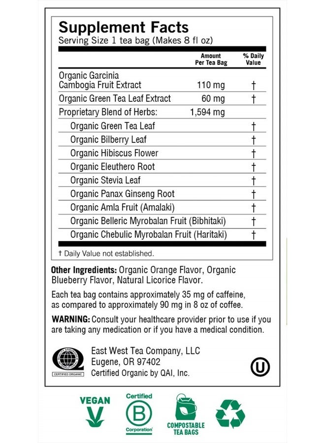 YOGI Green Tea, Blueberry Slim Life, 16 Tea Bags - Image 4