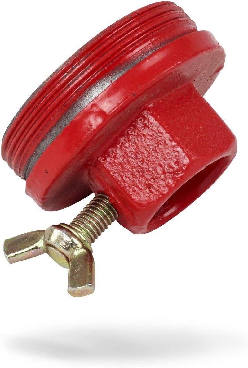 TERA PUMP 2 Inch Heavy Duty Steel Bung Adaptor for Rotary Crank Hand Drum Barrel Pump Compatible with TRWS25 Compatible with Most Crank Barrels - Image 5