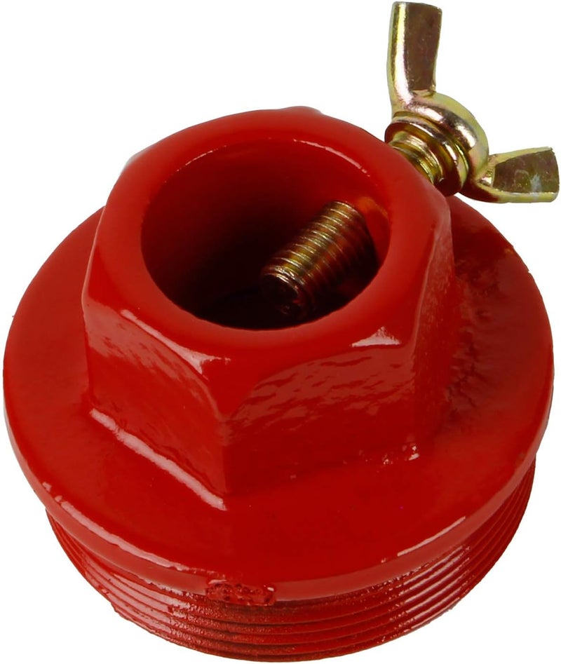 TERA PUMP 2 Inch Heavy Duty Steel Bung Adaptor for Rotary Crank Hand Drum Barrel Pump Compatible with TRWS25 Compatible with Most Crank Barrels - Image 3