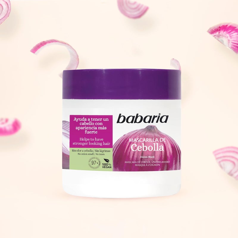 Babaria Onion Hair Mask - No Smell, No Tears - Purifying and Antioxidant Properties - Improves Hair Growth - Adds Gloss and Shine - Reduce Itchy Scalp, Dandruff, and Frizz - 13.5 oz Masque - Image 3