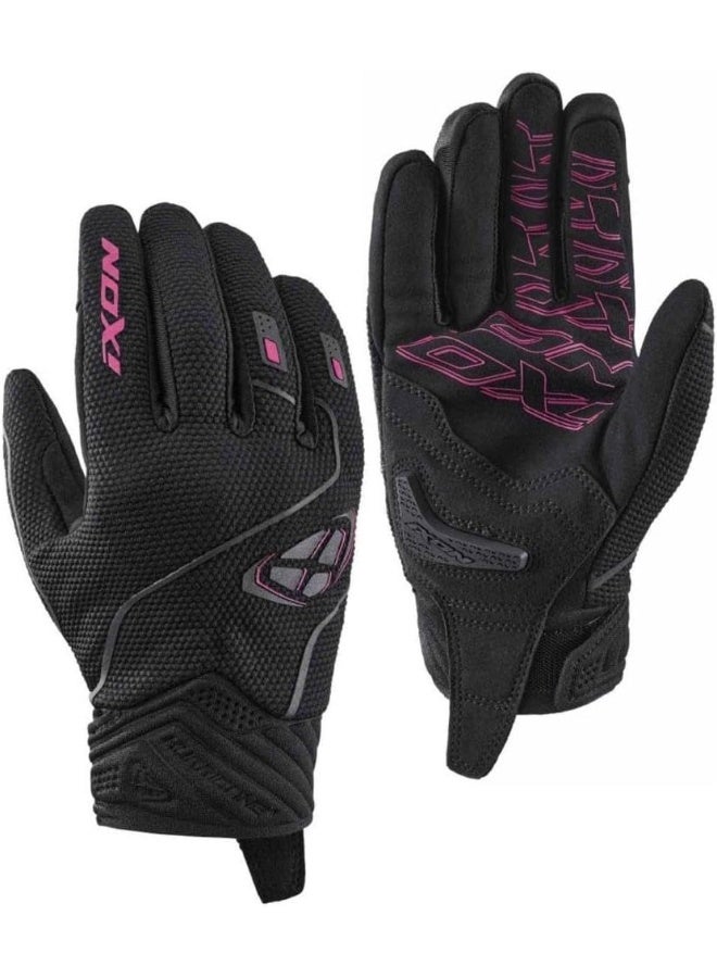 Ixon Women'S Summer Gloves (Ce) Hurricane 2 Black Fuchsia, Size S - Image 2