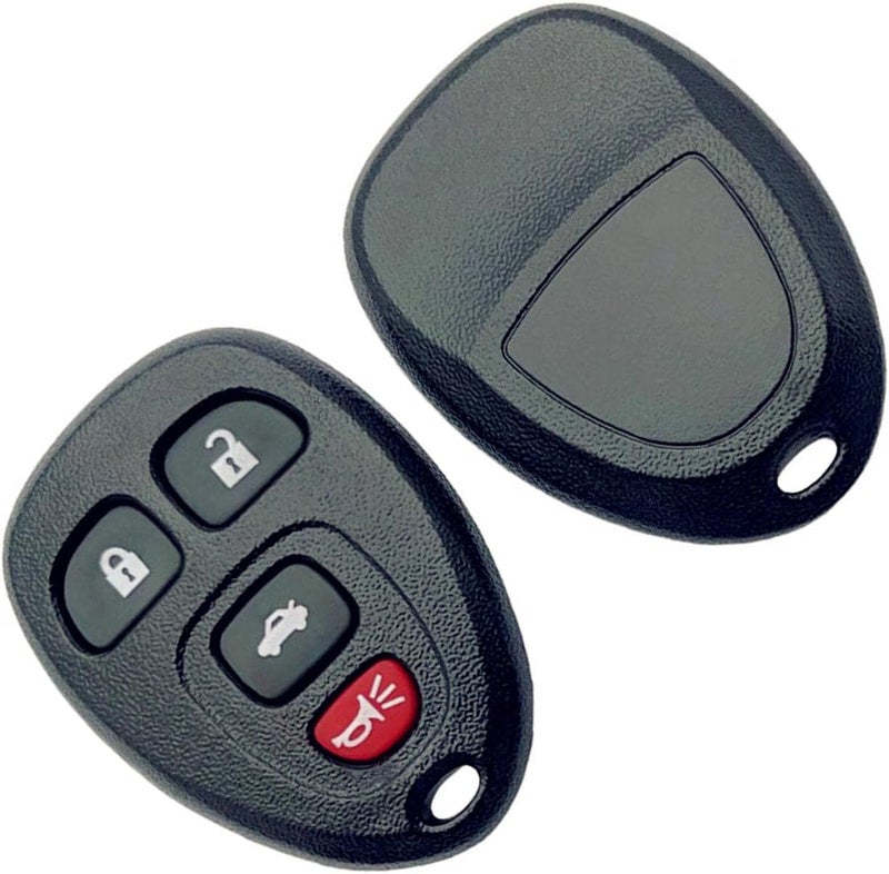 ADUDS Key Fob Shell Replacement for Buick Lucerne/Chevy Impala Monte Carlo/Cadillac DTS 4 Button Car Keyless Entry Remote Control Key Fob Case Cover (4 Button-A) - Image 3
