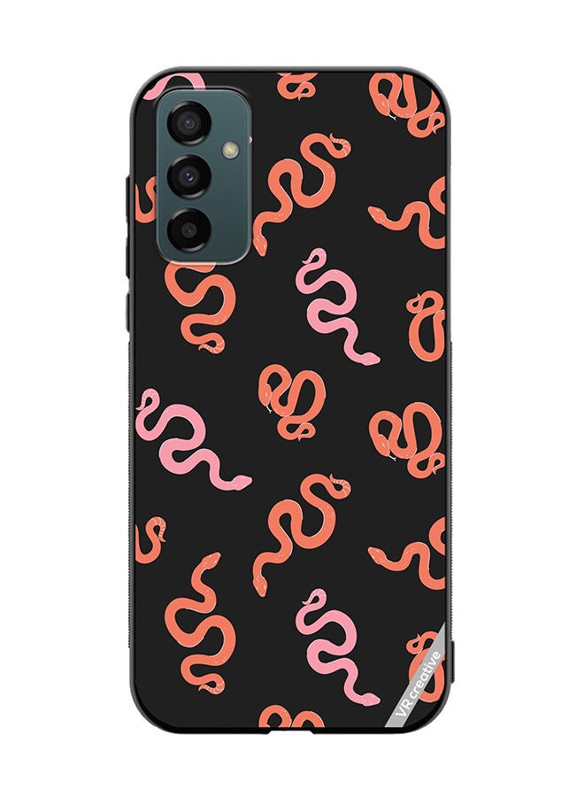 VR CREATIVE Protective Case Cover For Samsung Galaxy F23 Cartoon Funny Colorful Snakes Pattern Design Multicolour - Image 1