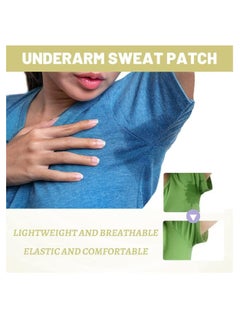 EELHOE 12 Pcs Underarm Sweat Pads, Sweat Pads for Women and Men Armpits, Disposable Invisible Armpit Sweat Pads for Absorbent Deodorant Prevention Sticker  - Image 4
