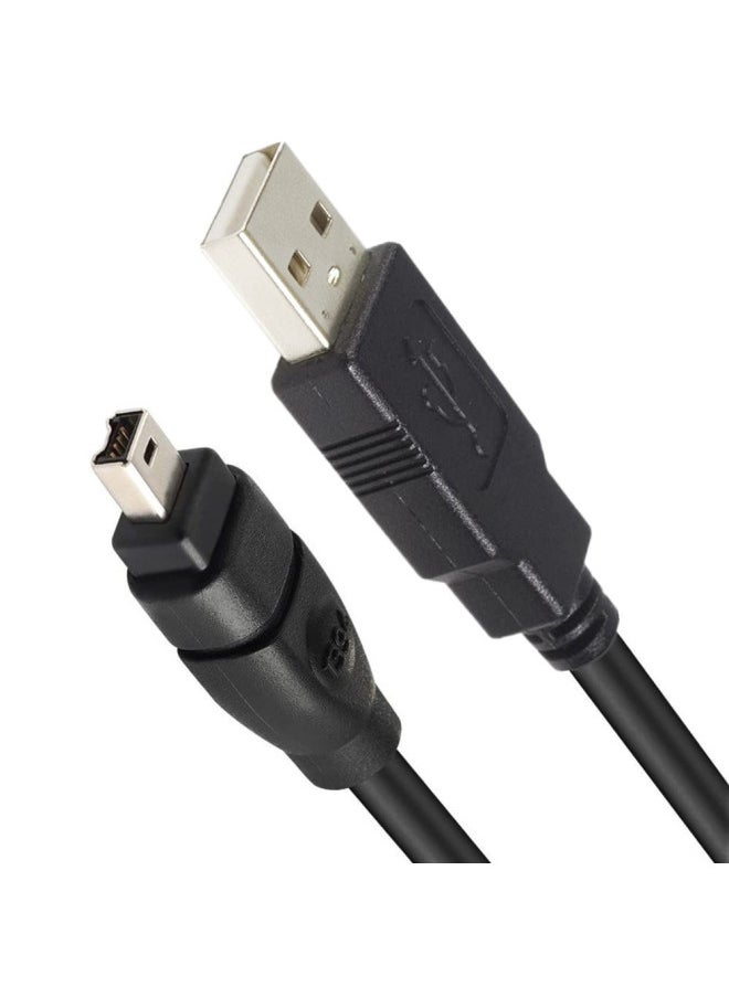 Generic - 1394 To USB Suitable For Sony Digital Camera DVD Adapter Cable Double Shielded Standard Black Cable-Color:4.5 M - Image 1