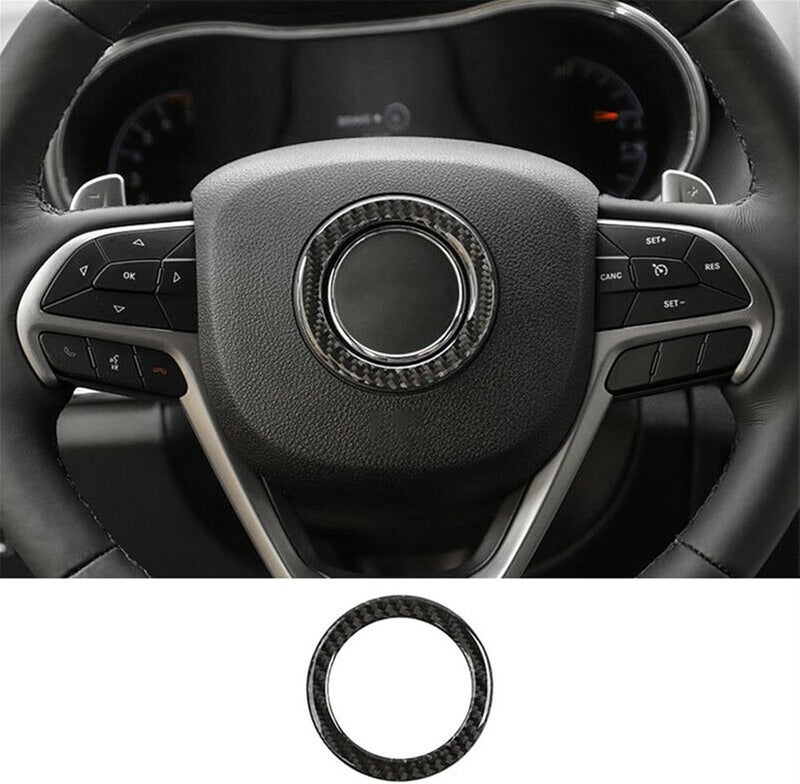 Wivplex 3PCS Carbon Fiber Steering Wheel Trim Cover - Image 3