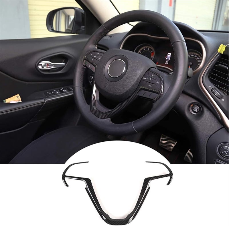 Wivplex 3PCS Carbon Fiber Steering Wheel Trim Cover - Image 4