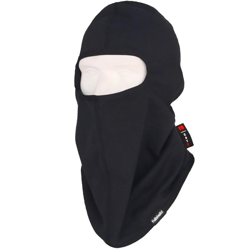 Fullsheild FR Face Mask Flame Resistant Balaclava FR Face Mask for Men Cotton Welding Balaclava Arc Rated NFPA2112 CAT2 Cover Welding Hood 1 Pack Black One Size - Image 1