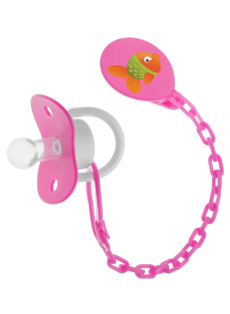 بابلز سكاته عادية بسلسلة اشكال مختلفة-روز حديثى الولادة - Image 1