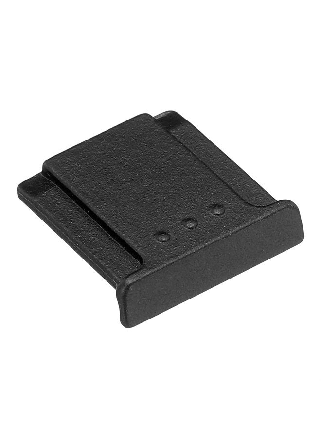 PATIKIL Universal Camera Hot Shoe Cover Cap, Hot Shoe Cap Hot Shoe Protector Zinc Alloy Suitable for DSLR/SLR Camera, Black - Image 1