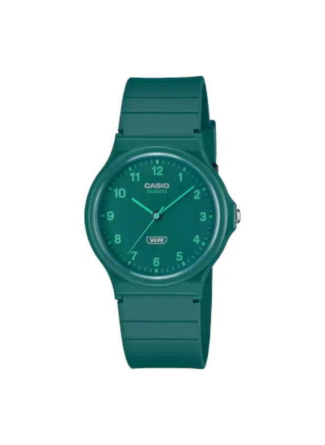 CASIO Unisex Resin Analog Watch MQ-24B-3BDF - 34.9 mm