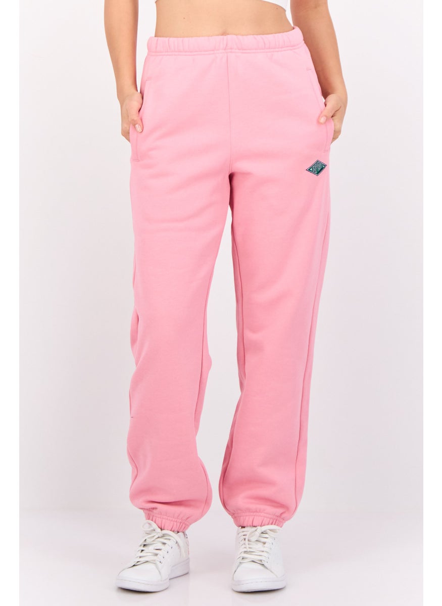 ESPRIT - Women Brand Logo Joggers Pants, Pink - Image 1