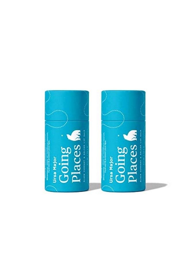Ursa Major Going Places Lip Balm : Natural Lip Moisturizer For Cracked And Dry Lips : Hydrate Soothe And Protect : Recyclable Cardboard Tube : 05 Oz : 2Pack  - Image 1