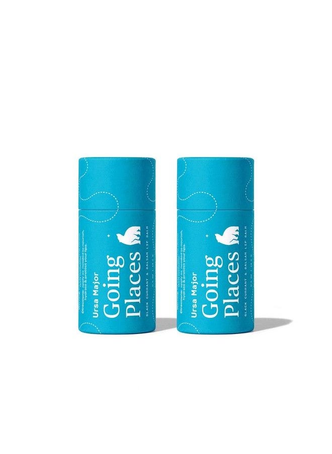 Ursa Major Going Places Lip Balm : Natural Lip Moisturizer For Cracked And Dry Lips : Hydrate Soothe And Protect : Recyclable Cardboard Tube : 05 Oz : 2Pack  - Image 2