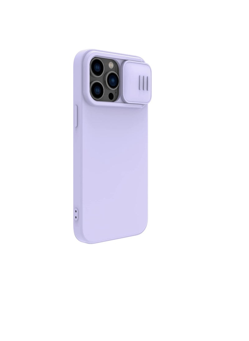 Nillkin - CamShield Silky Magnetic Silicone Case For iphone 14 Pro Max - Purple - Image 1