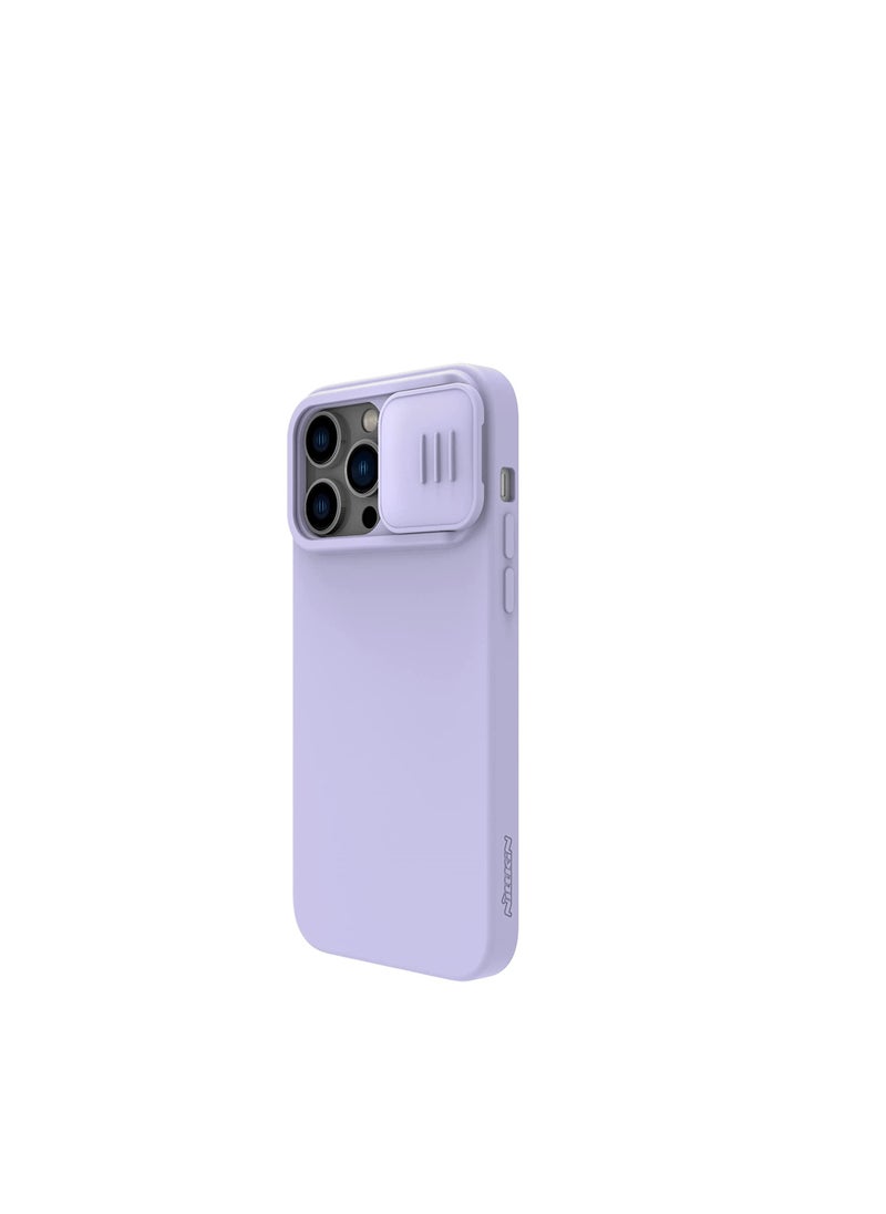 Nillkin - CamShield Silky Magnetic Silicone Case For iphone 14 Pro Max - Purple - Image 1