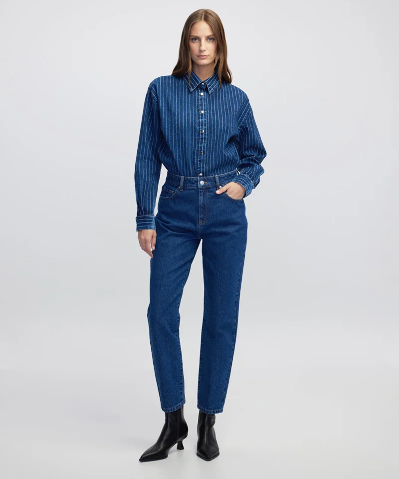 Ipekyol Striped Denim Shirt