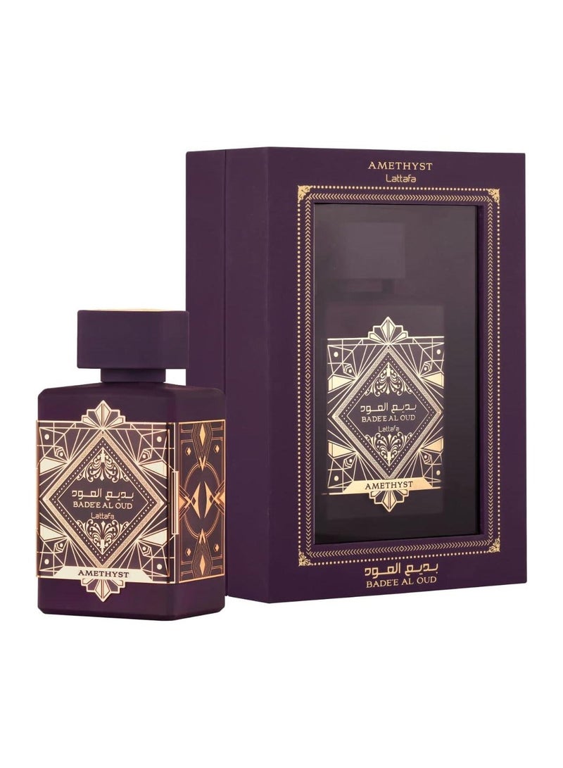 Lattafa Badee Al Oud Amethyest Unisex 100ML – Elegant Modern Fragrance - Image 2
