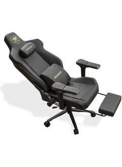 Cougar Cougar Armor EVO M Gaming Chair – Black/Gold, Premium PVC Leather, 5D Adjustable Armrests, Lumbar Cushion, Steel Frame, Class 4 Gas Lift, 160kg Capacity | 3MEVMGLB.0001  - Image 4