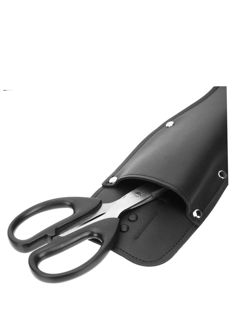 Zikra Sheath Clip on Pruner Holster Plier Holster Leather Scissor Bag Miter Clamps for Trim Pliers Holder Hunting Tools Pouch Protector Pruning Shears Scissors Embroidered Pu - Image 4