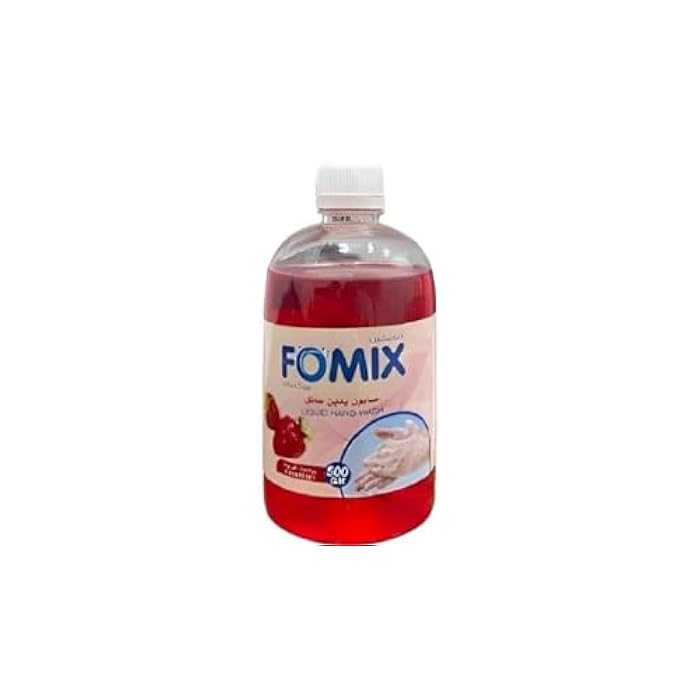 Fomix hand wash 500 ml, Made using quality ingredients for safe use (Strawberry) - Image 1