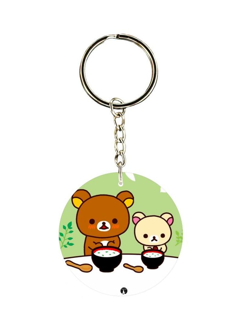 RKN Bear Printed Keychain 