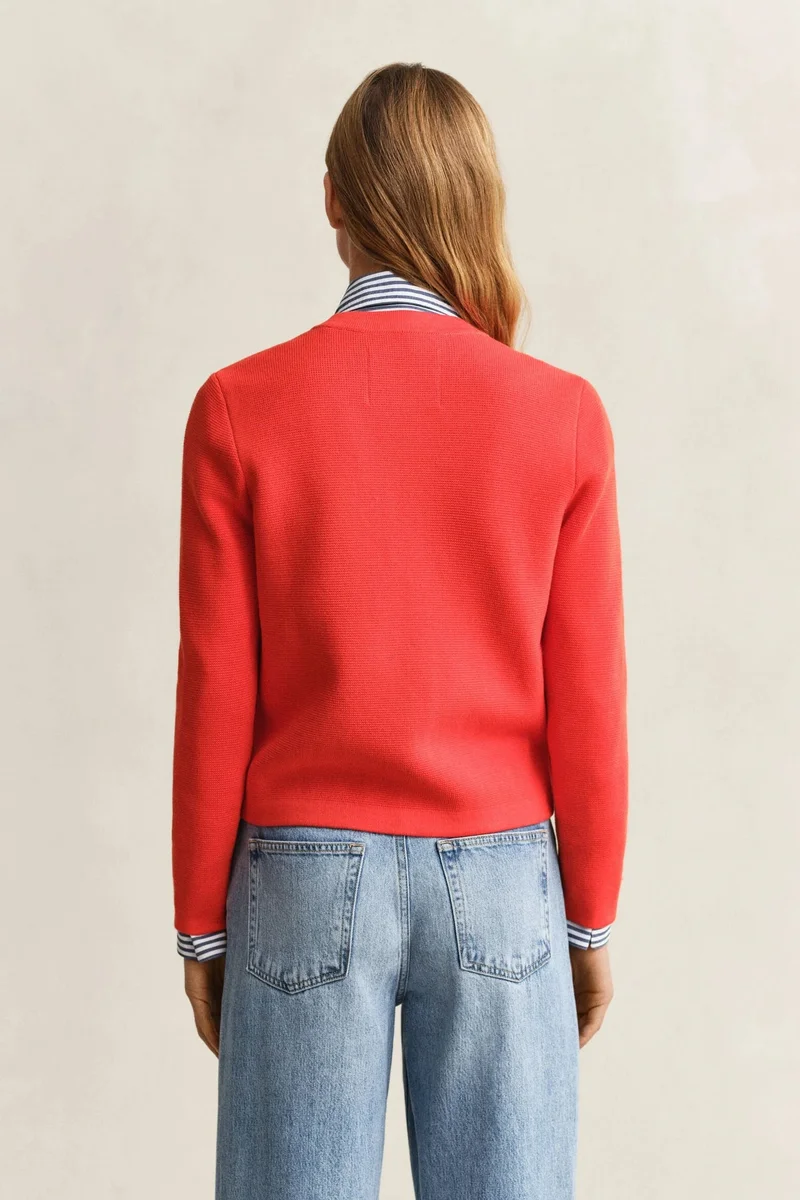 GANT  Cotton Knit Jacket for Women | Best Price UAE