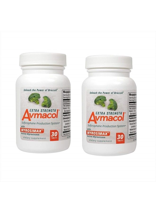 Avmacol Extra Strength Sulforaphane Production System for Immune Support, 60 Tablets - Image 1