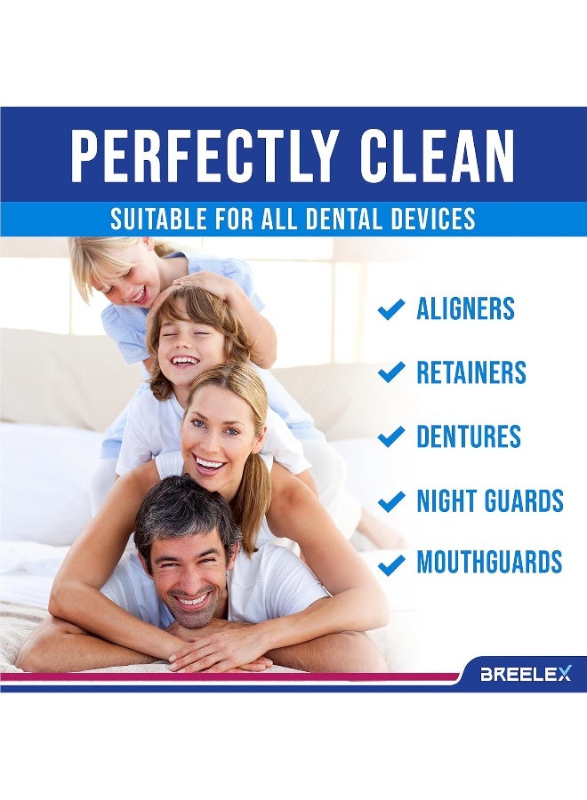 Breelex Breelex Denture Cleaning Tablets - 120 Retainer Cleaner Tablets for Aligner, Mouth & Night Guard  - Image 4