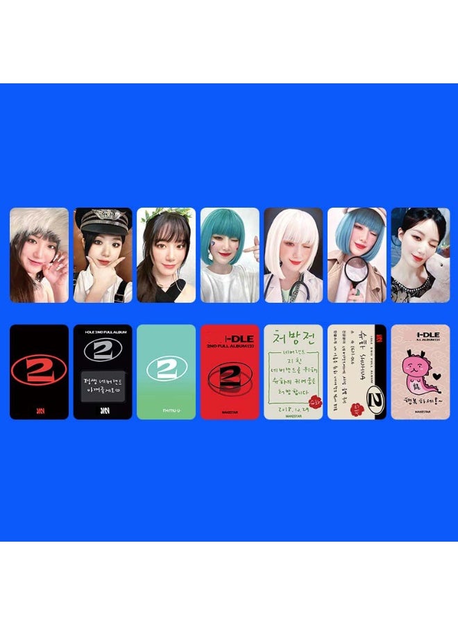 NIBEMINENT 5 Pcs Kpop (G)I-DLE - SHUHUA 2ND Lomo Cards Card For Fans Collection Gifts - Image 1