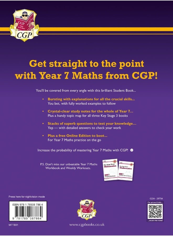 كتاب الطالب الرياضيات للصف السابع KS3 الجديد - مع الإجابات وإصدار عبر الإنترنت - Image 2