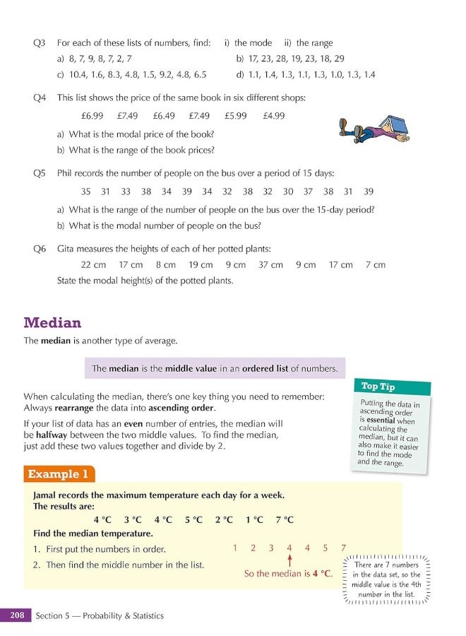 كتاب الطالب الرياضيات للصف السابع KS3 الجديد - مع الإجابات وإصدار عبر الإنترنت - Image 5