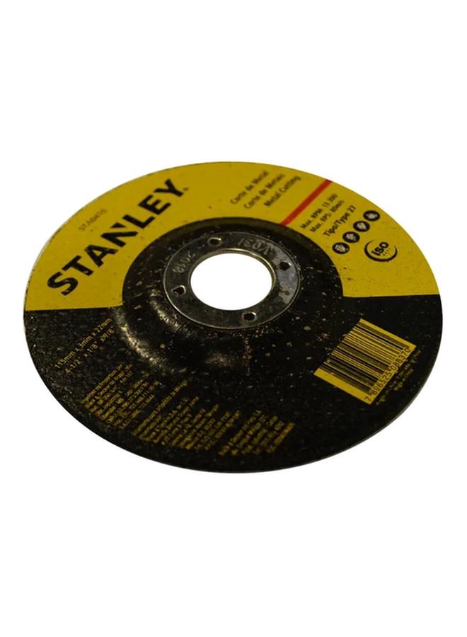 Stanley T27 High-Speed Fast-Cutting Wear-Resistant Precisely Engineered Metal Cutting Disc Black 115 x 3mm STA0410  - Image 2