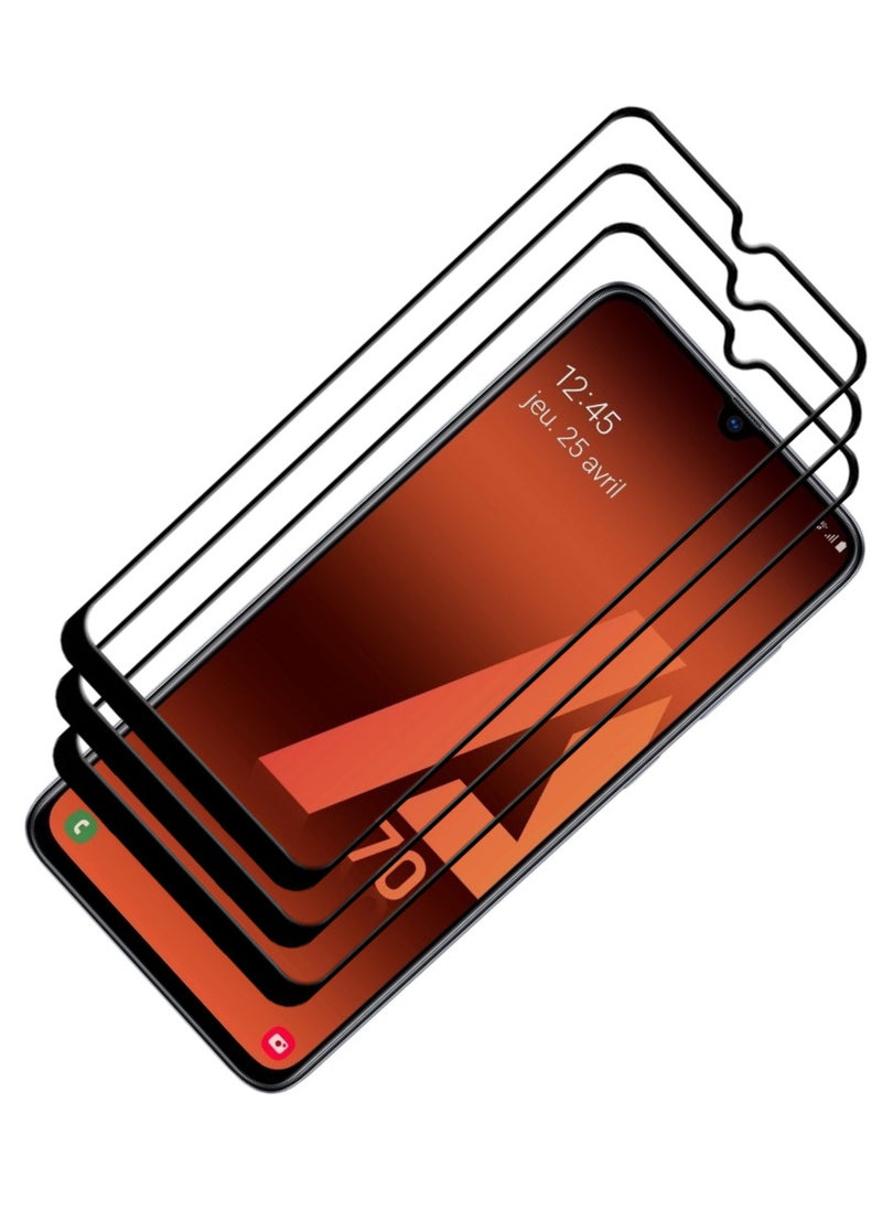 ACLIX 3 Pieces Antistatic ESD Dustproof Premium Quality High Definition Tempered Glass Screen Protector Designed For Samsung Galaxy A70 - Image 1