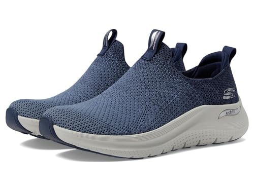 SKECHERS حذاء سنيكرز سكيشرز سبورت للنساء بتقنية آرك فيت 2.0، أزرق/بحري، 5 - Image 1
