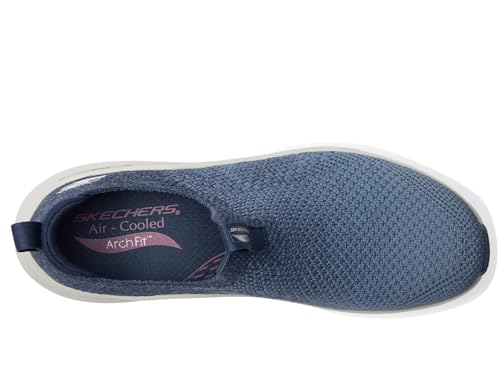 SKECHERS حذاء سنيكرز سكيشرز سبورت للنساء بتقنية آرك فيت 2.0، أزرق/بحري، 5 - Image 2