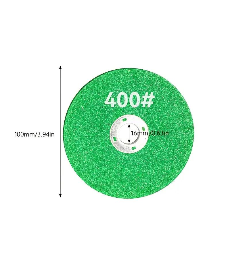 3Pcs 100 400 600 Grit Resin Grinding Discs For Metal Polishing Rust Removal - Image 3