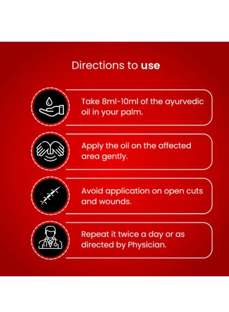 Dr. Ortho Ayurvedic Oil - Herbal Extract, Relieves Pain & Stiffness - Image 4