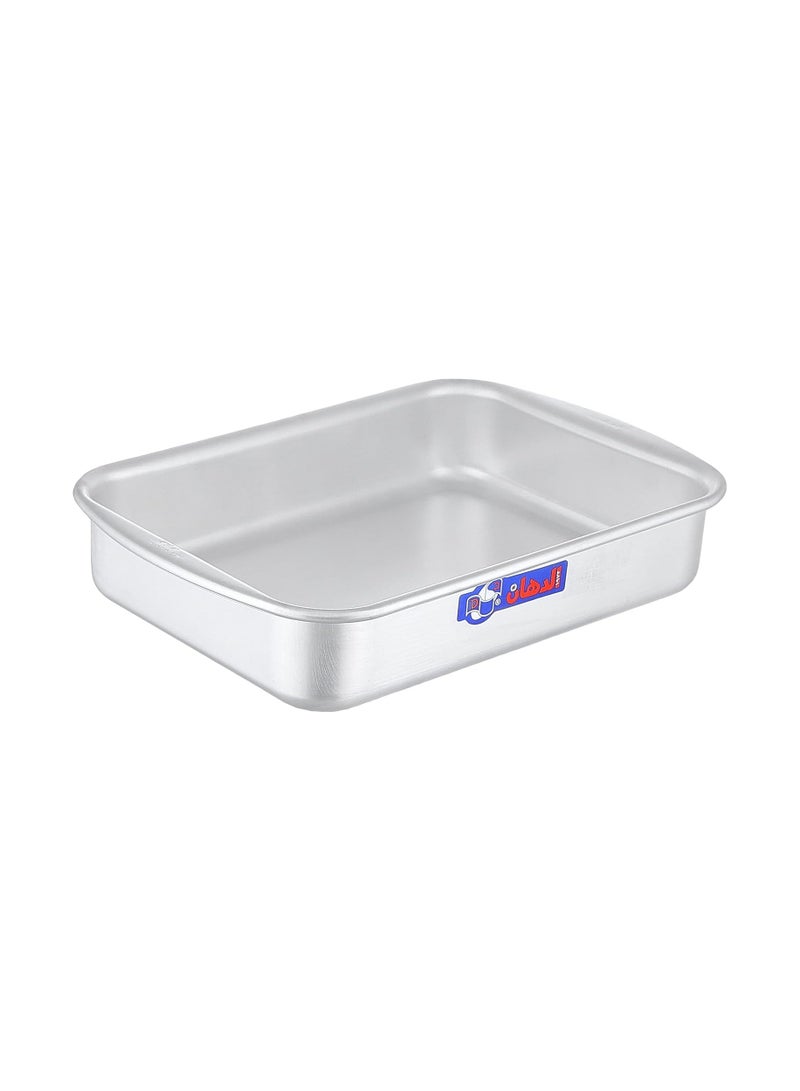 الدهان صواني فرن مستطيلة من الدهان مقاس 40 سم:، فضي، الامنيوم 6221124005076 - Image 1