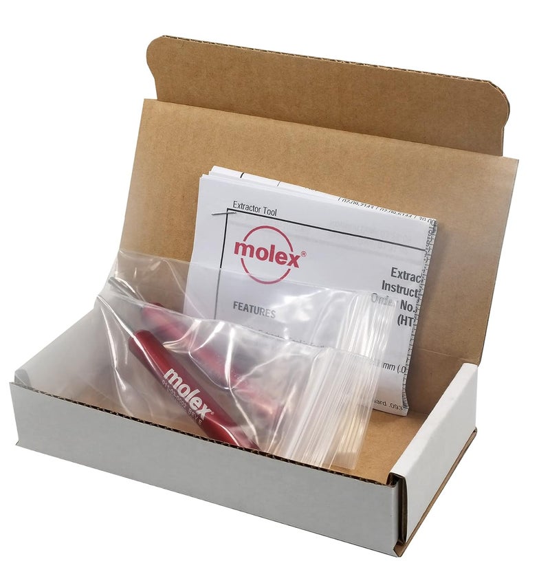 Molex .062 & (.093”) Extractor Tool, pin & Socket, Male, Female Terminals Remove - Image 2