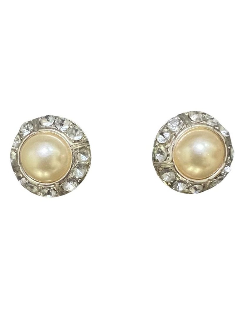 VENTIUP Fashionable Pearl Stud Earrings - Image 2
